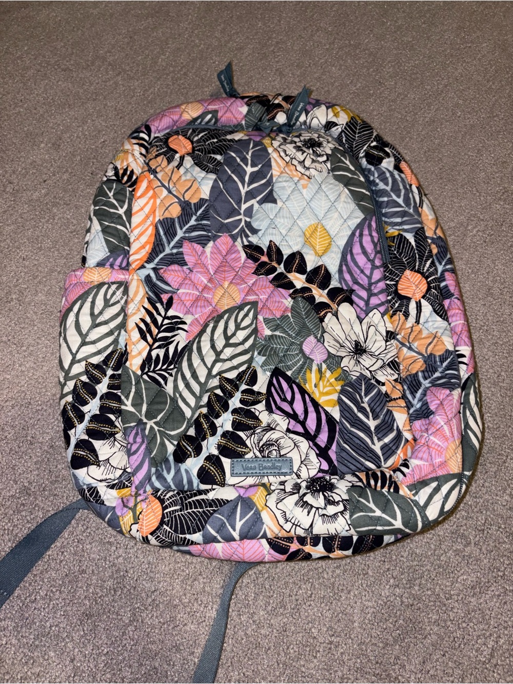 Vera Bradley Floral Quilted Backpack in Multicolor